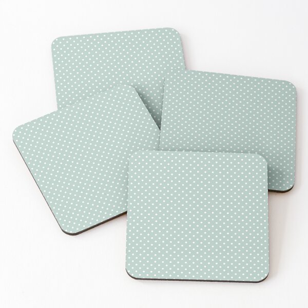 Item preview, Seafoam Green Polka Dot Phone Case Aesthetic Gift for Her, Soft Green Polka Dot Blanket Cozy Cottagecore Home Decor Gift, Seafoam Green Polka Dot Journal Graduation Gift for Girls designed and sold by VivaFy.