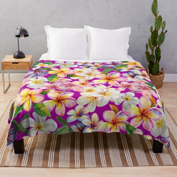 Item preview, Frangipanis Purple designed and sold by ppddesigns.