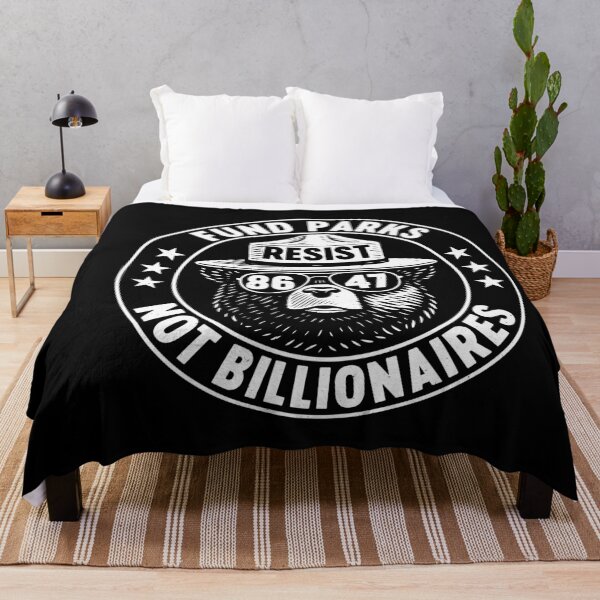 Item preview, Fund Parks Not Billionaires Resist Bear 8647 Anti-Trump designed and sold by gunaone-design.