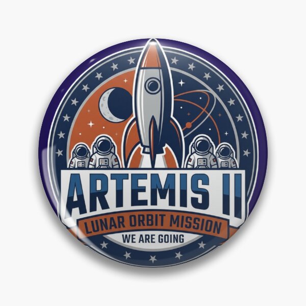 Item preview, Artemis II Lunar Orbit Mission Logo - NASA Space Exploration  designed and sold by RedVista.