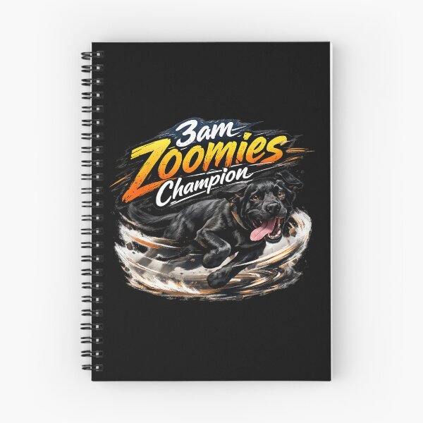 Item preview, Black Labrador 3am Zoomies Champion Funny Dog Design – Hyperactive Lab Midnight Energy Meme Graphic designed and sold by 486DesignCo.
