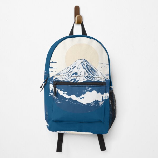 Item preview, Retro Japanese Mount Fuji Nature Circular Art designed and sold by BestChoiceService.