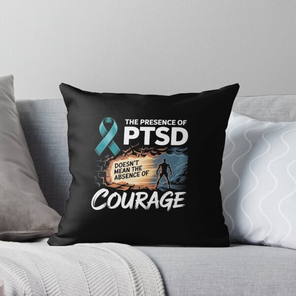 Item preview, The Presence Of PTSD Doesn’t Mean The Absence Of Courage designed and sold by Dressed For  Duty.