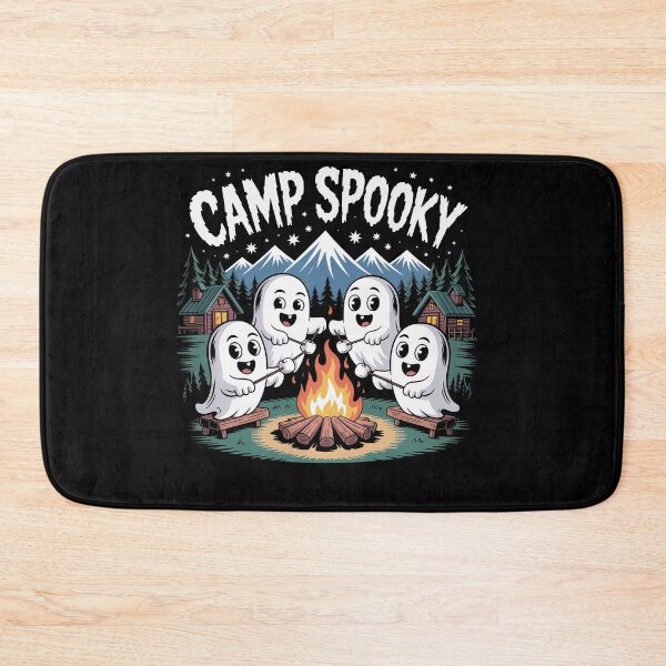 Item preview, Camp Spooky Summerween Summer Halloween Cute Ghost designed and sold by Dressed For  Duty.
