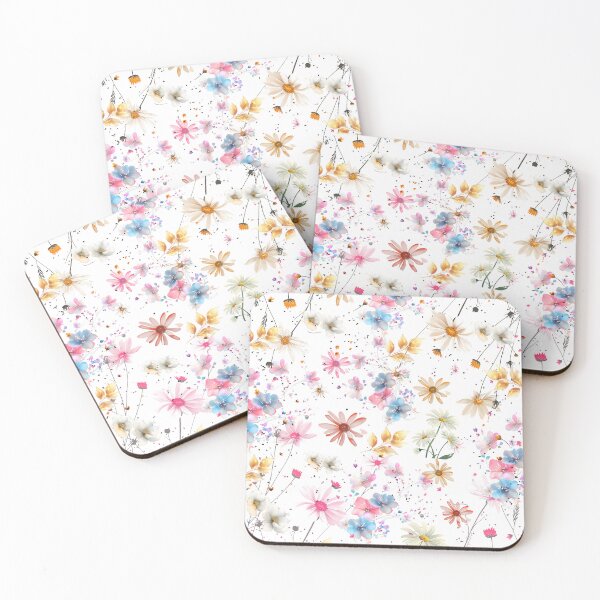 Artikelvorschau, Rosa Wildblumen entworfen und verkauft von ppddesigns.