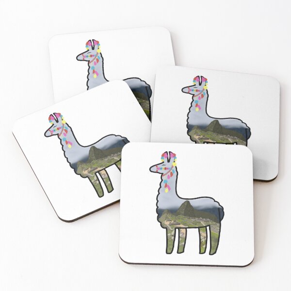 Item preview, Colorful Peru Llama Silhouette designed and sold by Holly Krill.