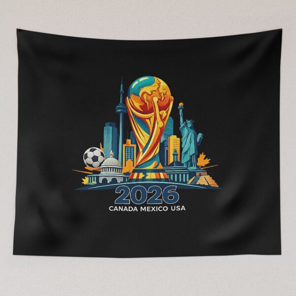 Item preview, World Football Spirit 2026 - Global Soccer Fan Art designed and sold by Emaga Digital Studio.