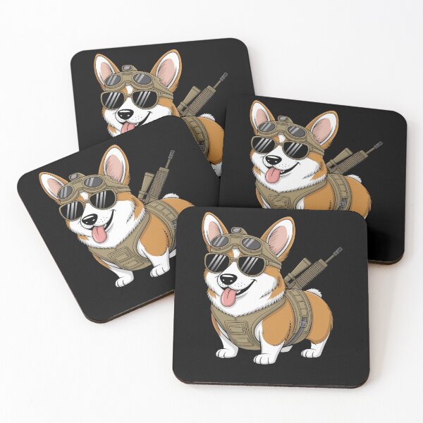Item preview, Tactical Corgi Dog Breed Warrior Animal Pun Meme designed and sold by Dressed For  Duty.