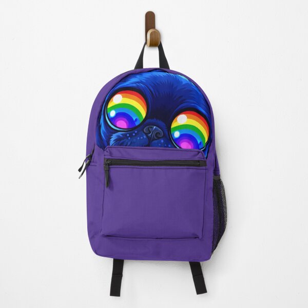 Item preview, The Pug with Rainbow Eyes designed and sold by Junior-Design.