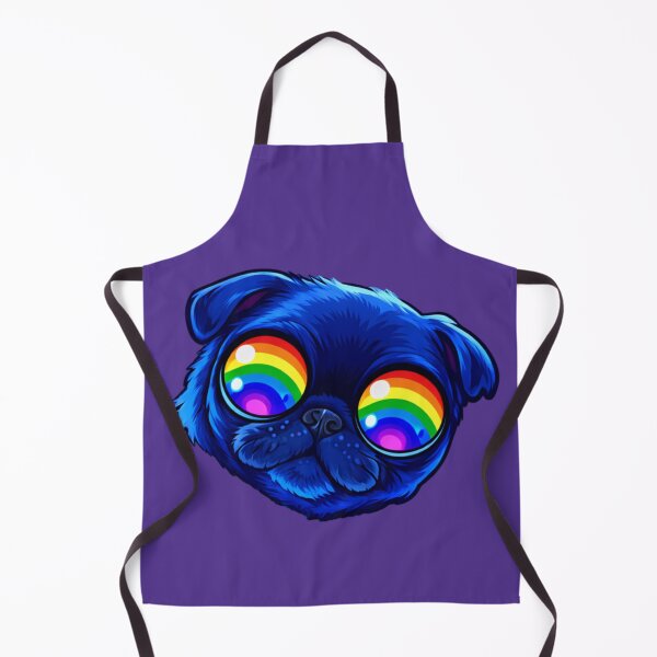 Item preview, The Pug with Rainbow Eyes designed and sold by Junior-Design.