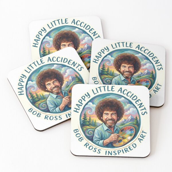 Item preview, Bob Ross Inspired Fan Art designed and sold by GymTanLaundry.