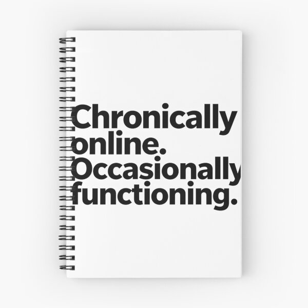 Item preview, Chronically Online Occasionally Functioning | Funny Gen Z Sarcastic Gift designed and sold by BadrLuke01.