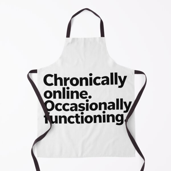 Item preview, Chronically Online Occasionally Functioning | Funny Gen Z Sarcastic Gift designed and sold by BadrLuke01.