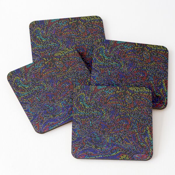 Item preview, Psychedelic Neon Pattern Vibes designed and sold by Zeddessay.