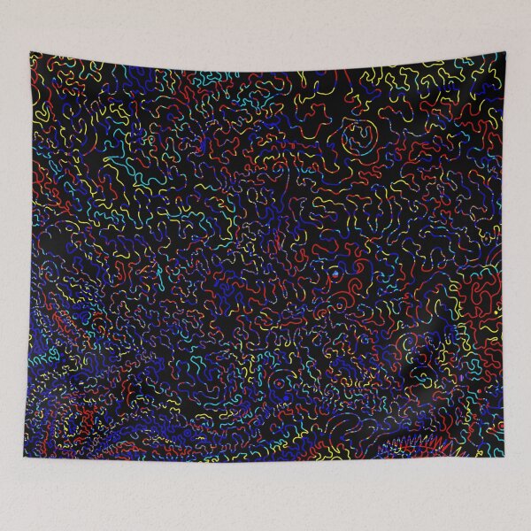 Item preview, Psychedelic Neon Pattern Vibes designed and sold by Zeddessay.