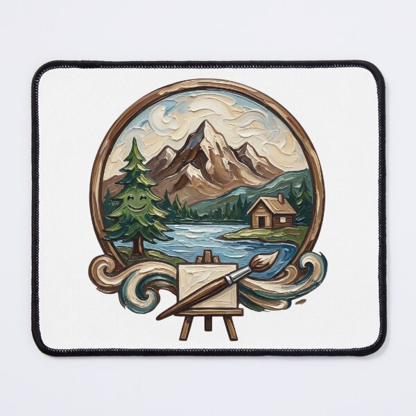 Item preview, Bob Ross Inspired Fan Art designed and sold by GymTanLaundry.
