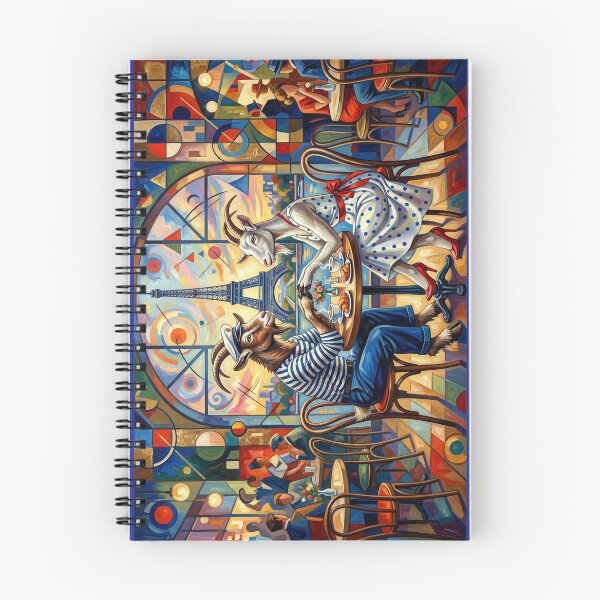 Item preview, The goat and the she-goat in Paris. Year of the Goat 2027. designed and sold by Natalia-Vlad.