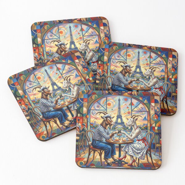 Item preview, The goat and the she-goat in Paris. Year of the Goat 2027. designed and sold by Natalia-Vlad.