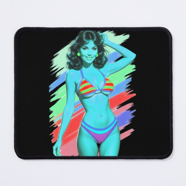 Item preview, Blacklight Style | Vibrant Colors Swimsuit Model 1980s Style designed and sold by CMY Designs.