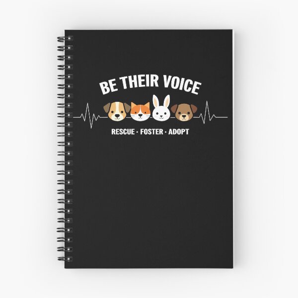 Item preview, Be Their Voice Rescue Foster Adopt Dog Cat Cute Animal Rescue designed and sold by FreshVibe Prints.