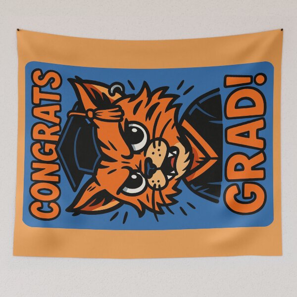 Item preview, Graduation Wild Cat designed and sold by Ghost on Toast.
