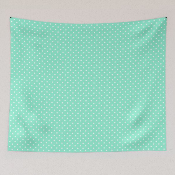 Item preview, Pastel Mint Green Polka Dot Phone Case Aesthetic Gift for Her, Cute Mint Polka Dot Blanket Cozy Cottagecore Home Decor Gift, Pastel Mint Green Journal Aesthetic Graduation Gift for Girls designed and sold by VivaFy.