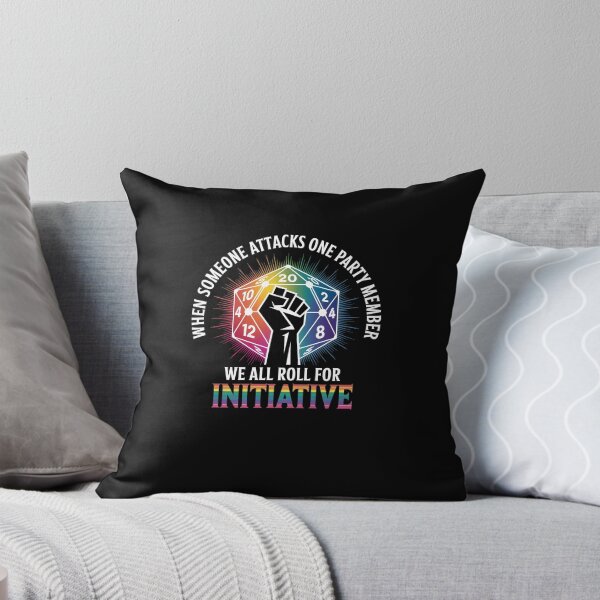 Item preview, When Someone Attacks One Party Member LGBT Ally designed and sold by Dressed For  Duty.