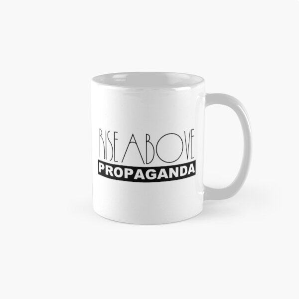 Item preview, Rise Above Propaganda – Anti Establishment Nonconformist Resistance Free Thinker designed and sold by WilderRoads.