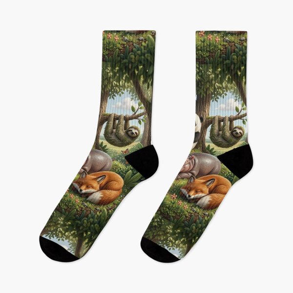 Item preview, Serene Woodland Friends Cozy Napping Together designed and sold by Aloxory.