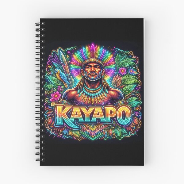 Item preview, Kayapo Neon Warrior – Tribal Indigenous Amazon Art | Glowing Headdress Design designed and sold by KAYAPO.