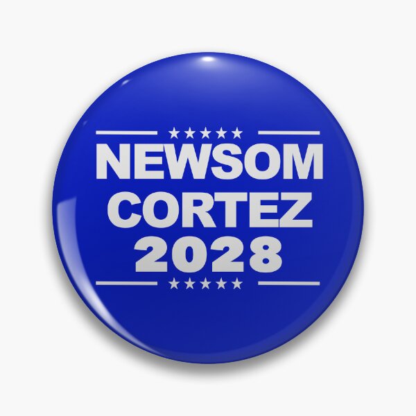 Item preview, Newsom Cortez 2028 | Gavin Newsom & AOC Democratic Ticket designed and sold by Good Candy.