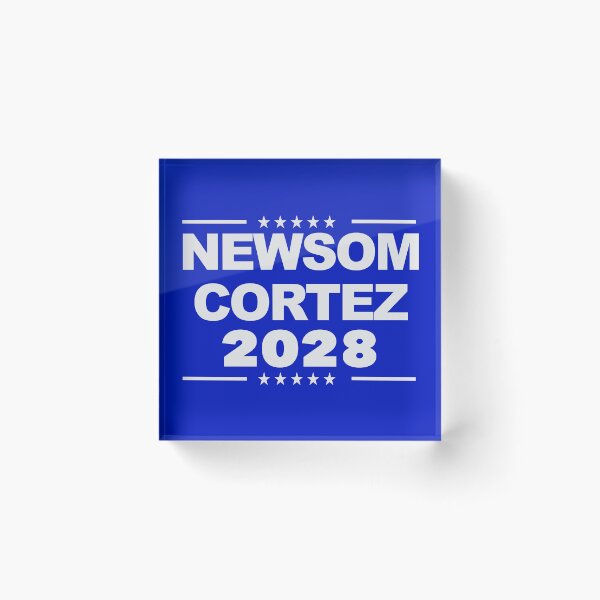 Item preview, Newsom Cortez 2028 | Gavin Newsom & AOC Democratic Ticket designed and sold by Good Candy.