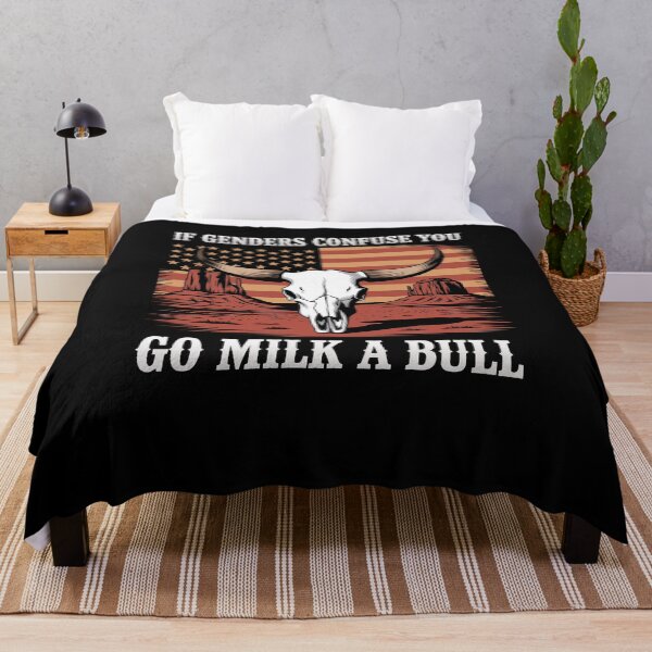 Item preview, If Genders Confuse You Go Milk A Bull American designed and sold by Dressed For  Duty.