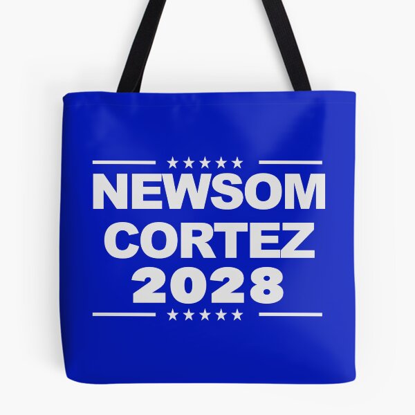 Item preview, Newsom Cortez 2028 | Gavin Newsom & AOC Democratic Ticket designed and sold by Good Candy.