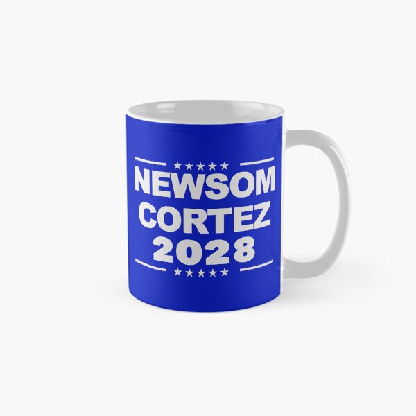 Item preview, Newsom Cortez 2028 | Gavin Newsom & AOC Democratic Ticket designed and sold by Good Candy.