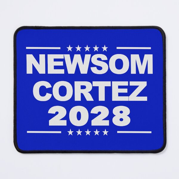 Item preview, Newsom Cortez 2028 | Gavin Newsom & AOC Democratic Ticket designed and sold by Good Candy.