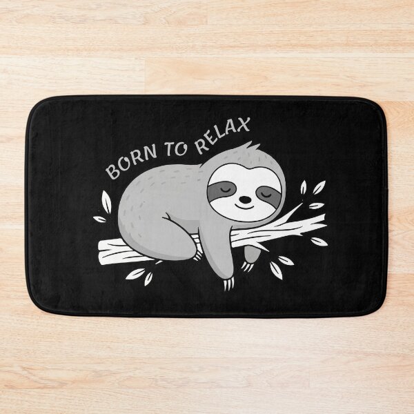 Item preview, Born to Relax Cute Sloth designed and sold by Junglenimals.