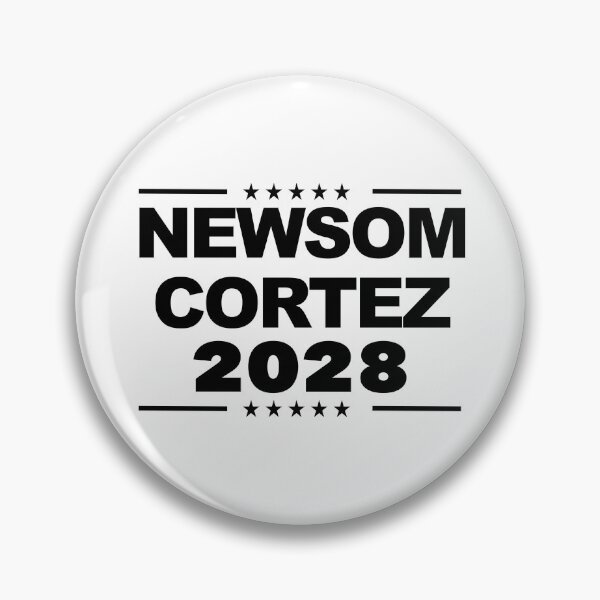 Item preview, Newsom Cortez 2028 | Gavin Newsom & AOC Democratic Ticket designed and sold by Good Candy.