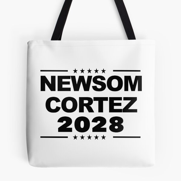 Item preview, Newsom Cortez 2028 | Gavin Newsom & AOC Democratic Ticket designed and sold by Good Candy.