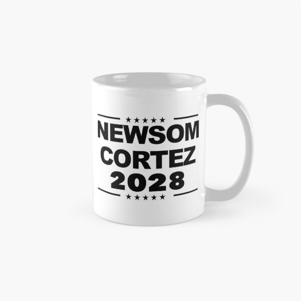 Item preview, Newsom Cortez 2028 | Gavin Newsom & AOC Democratic Ticket designed and sold by Good Candy.