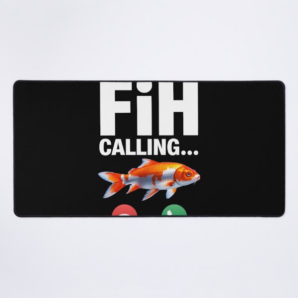 Item preview, Fih Calling Remind me Message Decline Accept Phone Call Fish designed and sold by Dressed For Duty.