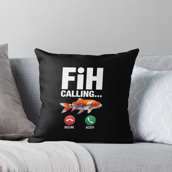 Item preview, Fih Calling Remind me Message Decline Accept Phone Call Fish designed and sold by Dressed For  Duty.