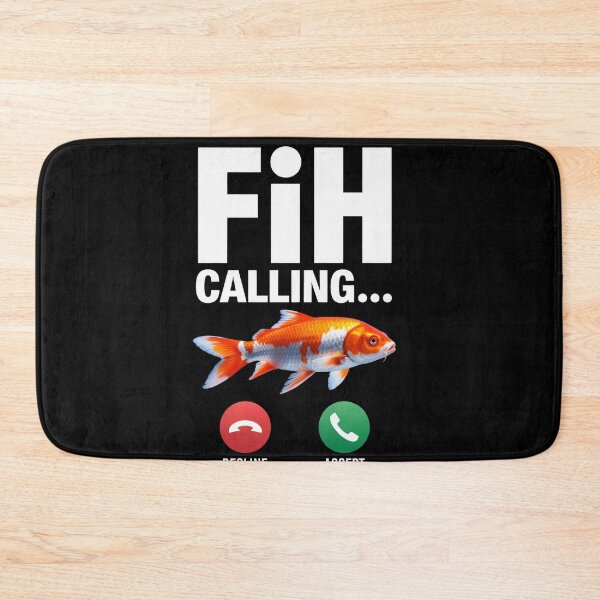 Item preview, Fih Calling Remind me Message Decline Accept Phone Call Fish designed and sold by Dressed For  Duty.