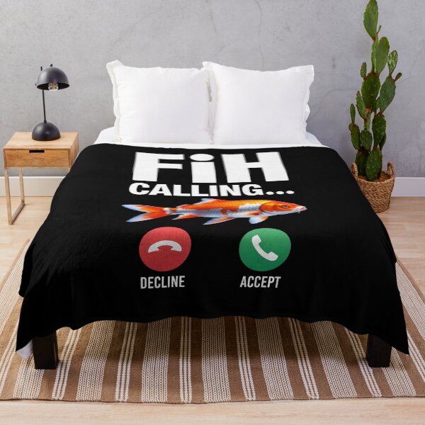 Item preview, Fih Calling Remind me Message Decline Accept Phone Call Fish designed and sold by Dressed For  Duty.