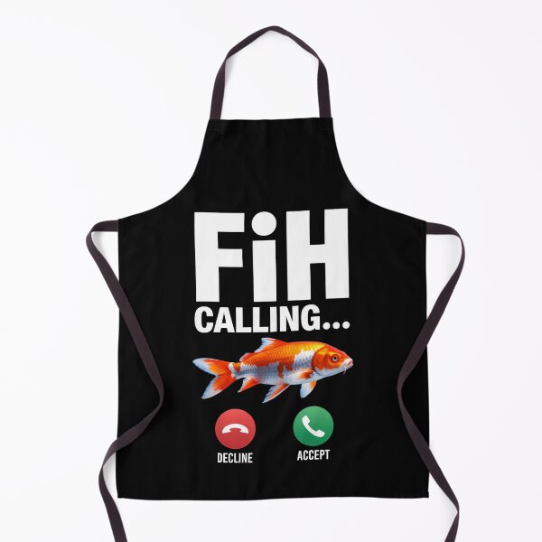 Item preview, Fih Calling Remind me Message Decline Accept Phone Call Fish designed and sold by Dressed For Duty.