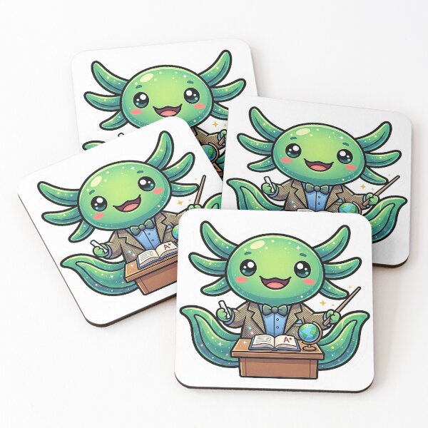 Item preview, Professor Axolotl – Cute Teacher & Educator Appreciation Sticker designed and sold by AxoloteLabsArts.