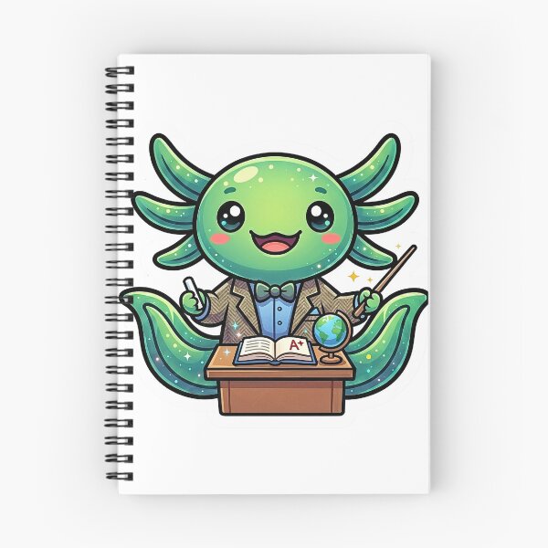 Item preview, Professor Axolotl – Cute Teacher & Educator Appreciation Sticker designed and sold by AxoloteLabsArts.