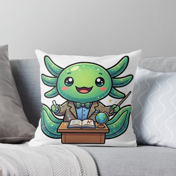 Item preview, Professor Axolotl – Cute Teacher & Educator Appreciation Sticker designed and sold by AxoloteLabsArts.