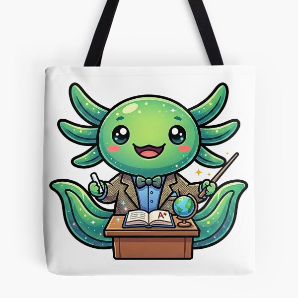 Item preview, Professor Axolotl – Cute Teacher & Educator Appreciation Sticker designed and sold by AxoloteLabsArts.