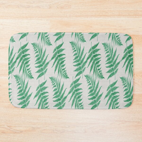 Item preview, Tropical Fern Leaf Pattern on Textured Off White designed and sold by PVTCreations.
